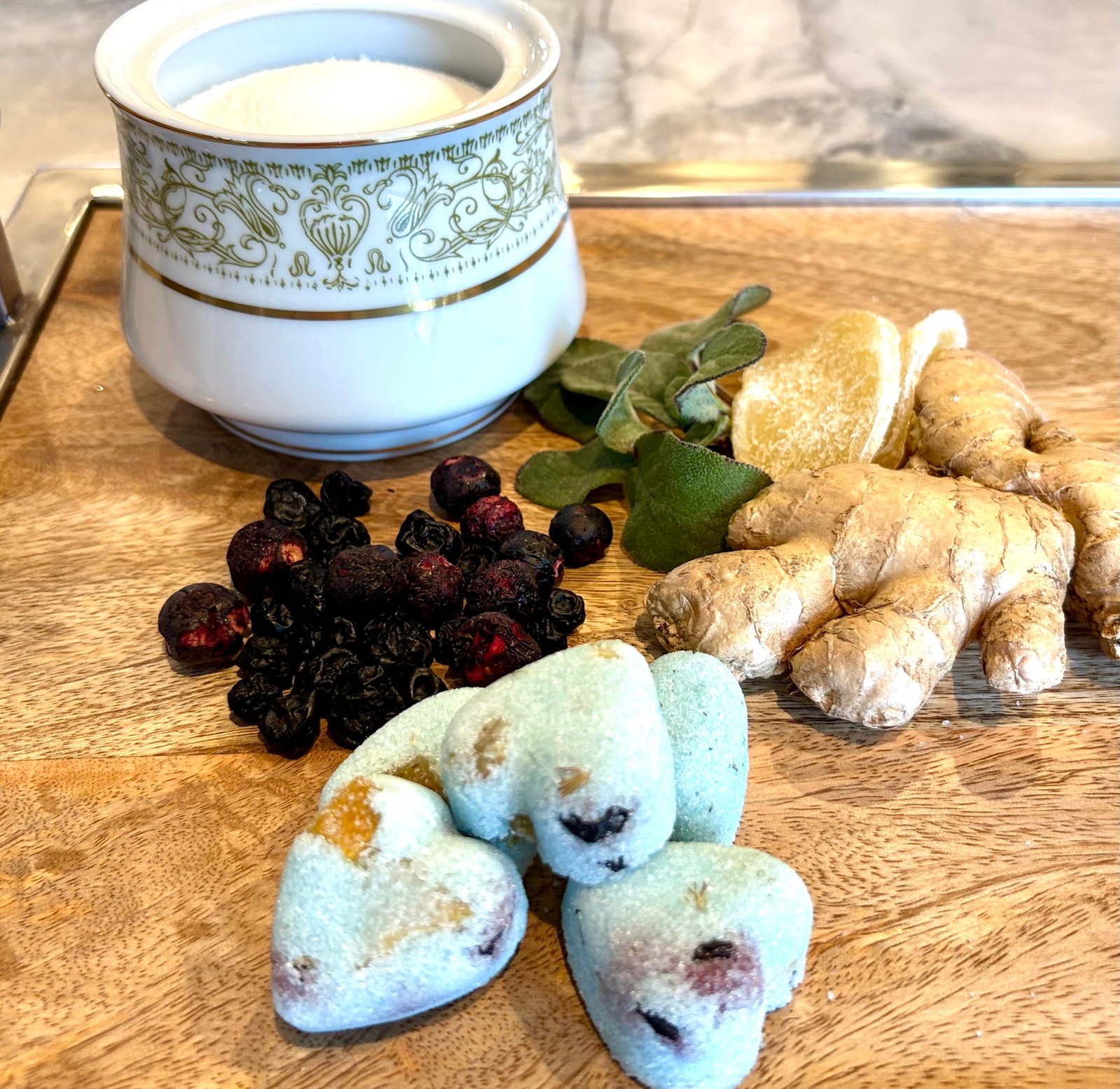 Blueberry Ginger & Sage Beverage Gems