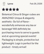 Gilded Citrus Beverage Gems