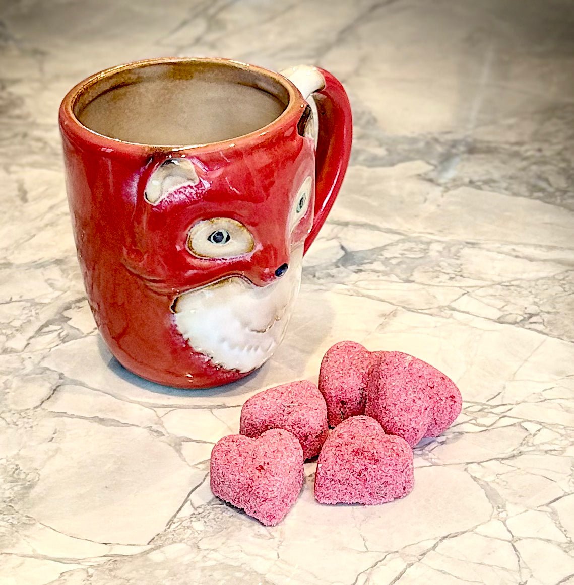 Raspberry & Rosemary Beverage Gems
