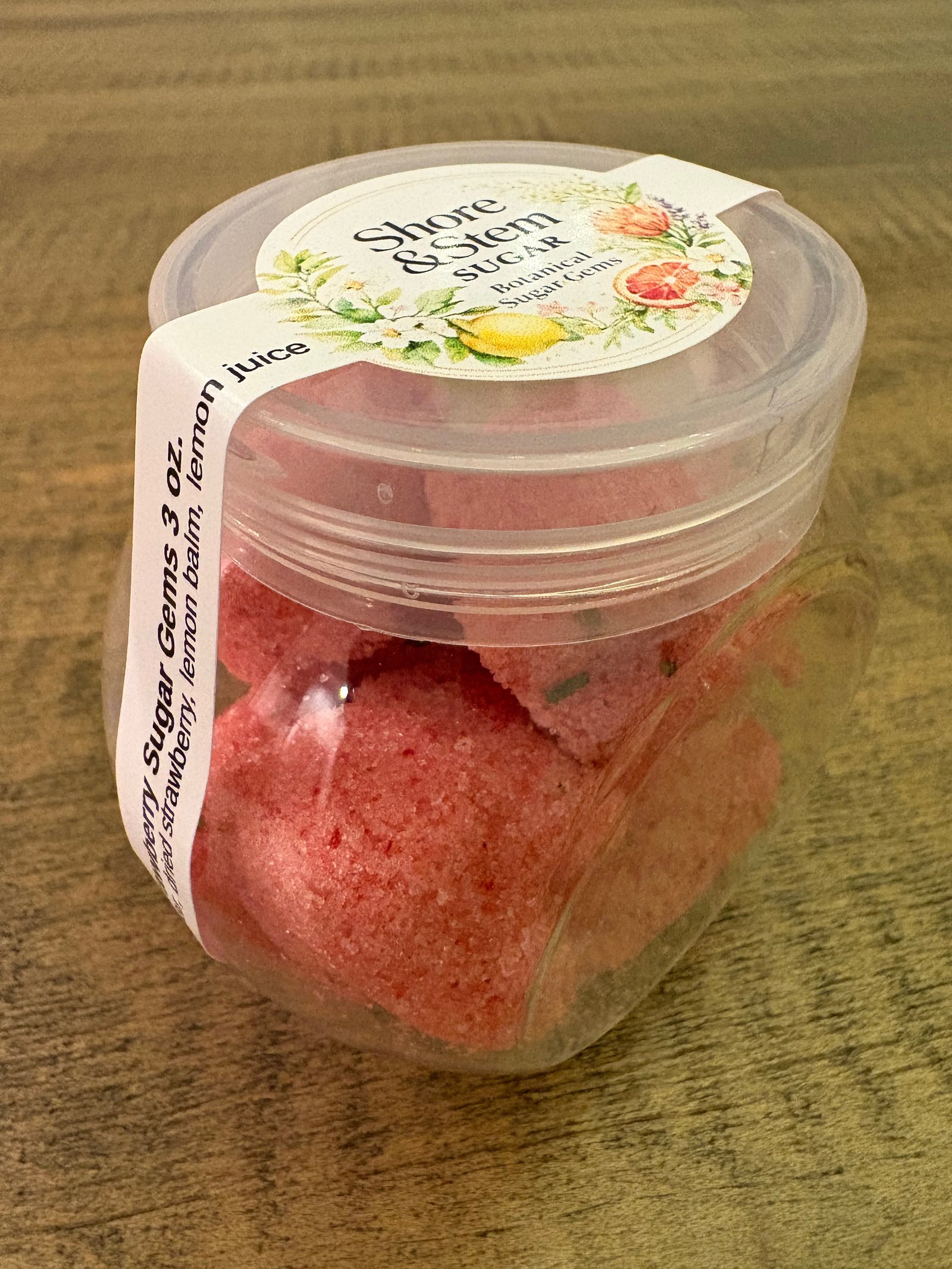 Strawberry & Lemon Balm Beverage Cubes